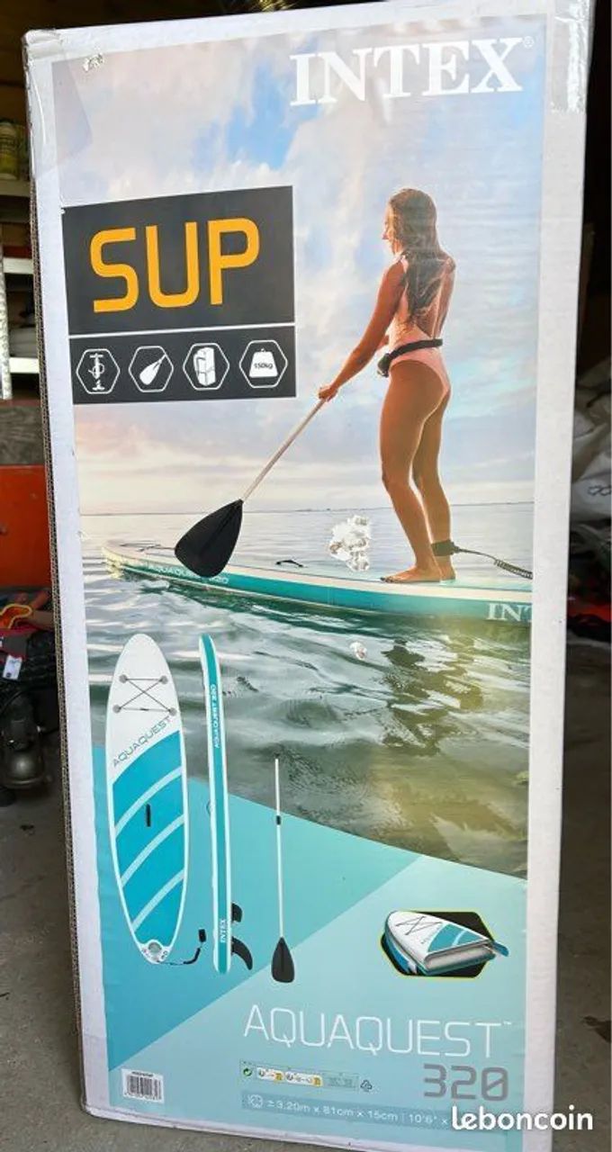 Plancha inflável de Remar Stand up, Aquaquest 320, mede 3,20metros - Foto 2