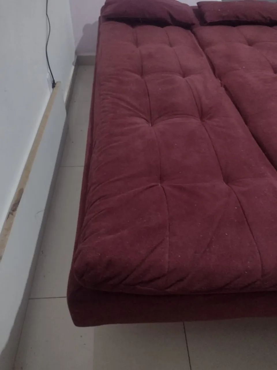 Sofá cama vermelho - Foto 2