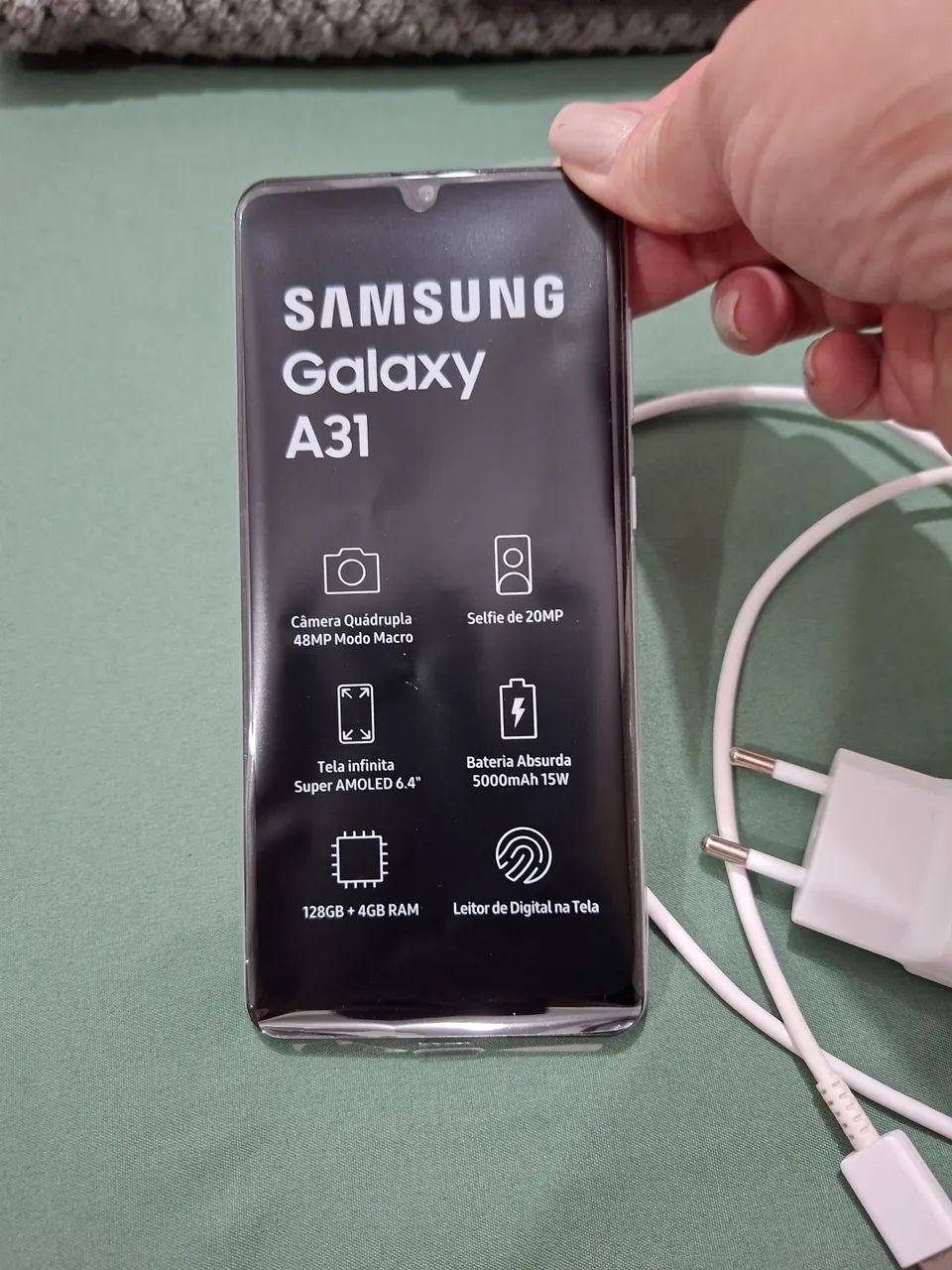 Samsung A31 original Branco 128gb - Foto 4