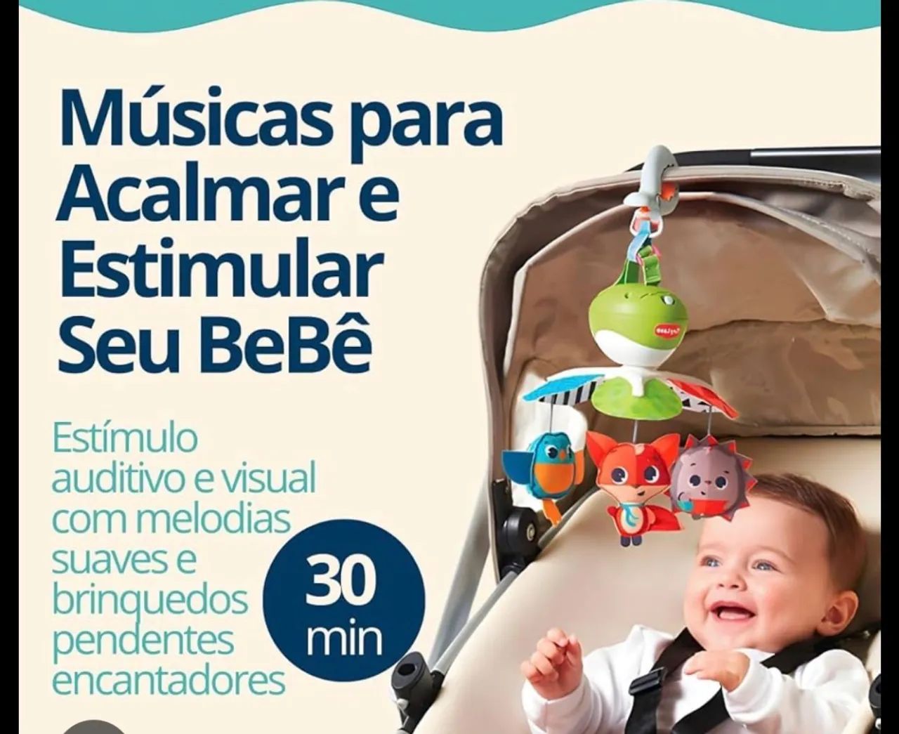Kit bebê - móbile musical e mesinha de atividades  - Foto 5