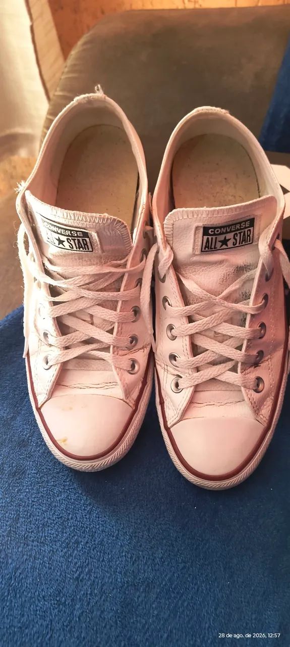 Converse ALL star em couro original número 38 - Foto 3