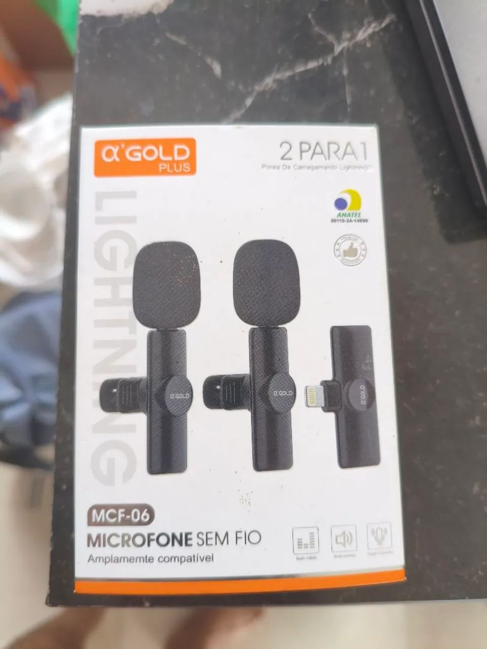 Microfone sem fio iPhone 