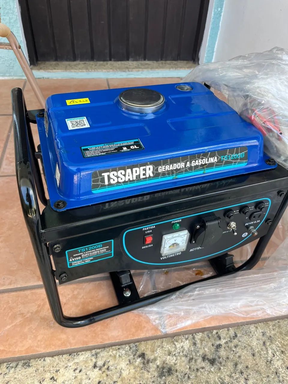 GERADOR A GASOLINA SEMI NOVO  - Foto 5