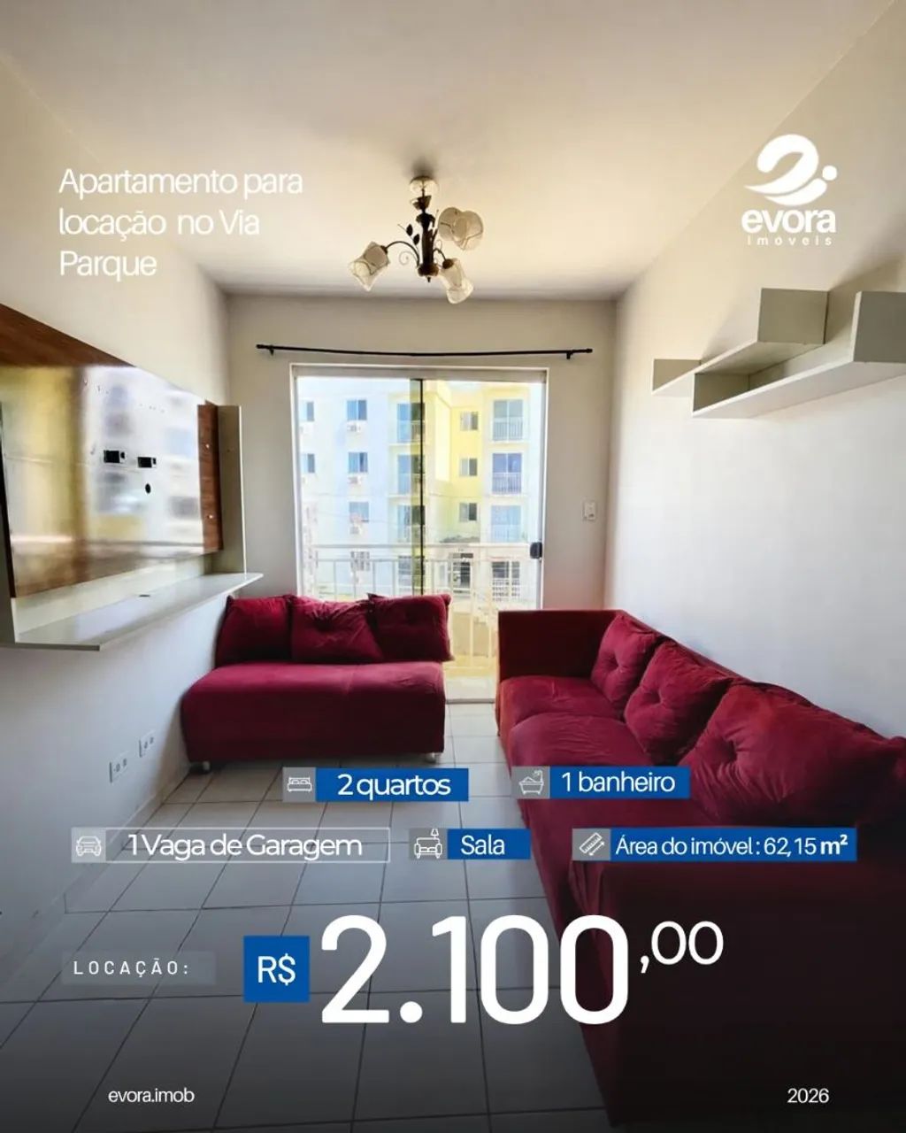 Evora Aluga Apartamento no Via Parque 