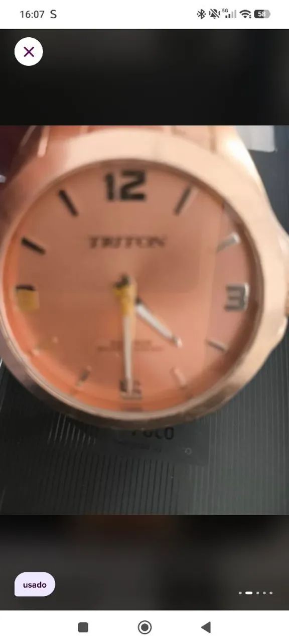 Relógio Triton rosé Original  - Foto 4