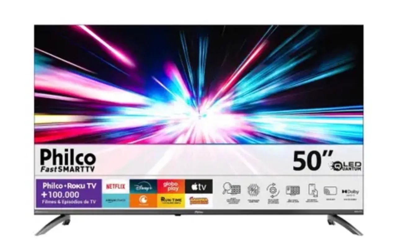 Smart TV Philco 50 Polegadas 4K UHD P50CRB 