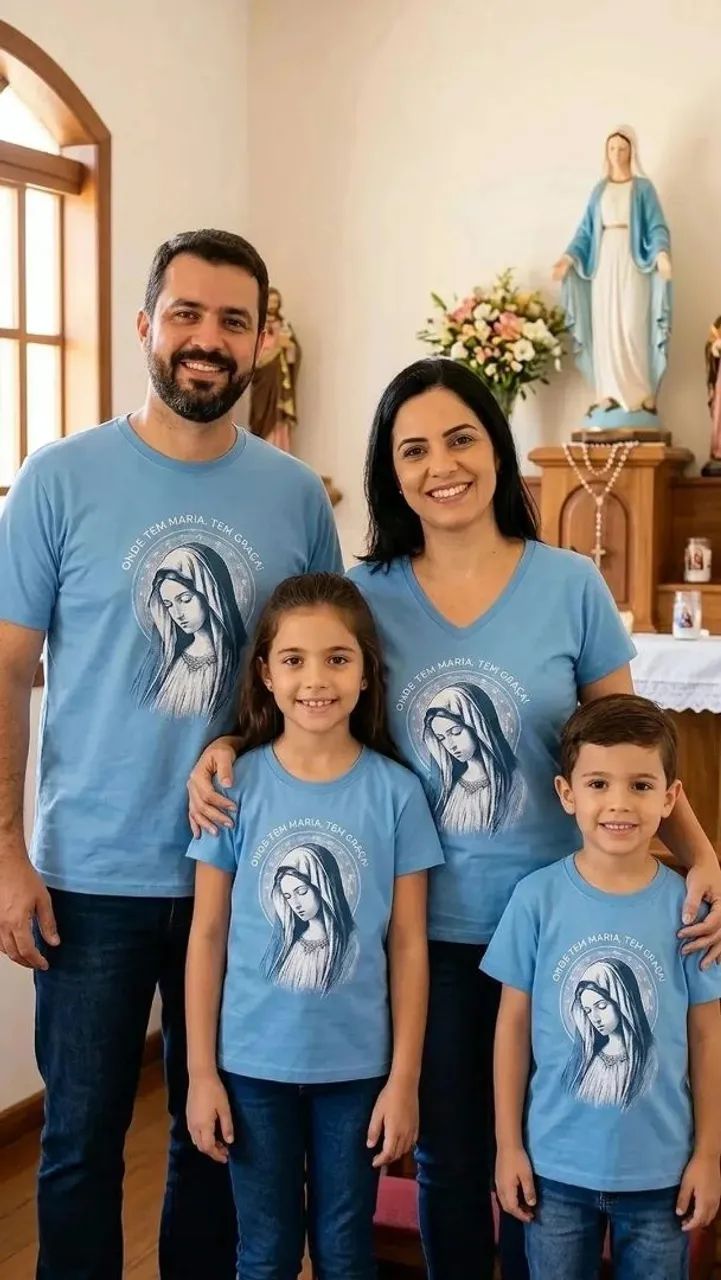 Camisa devocionais católicas  - Foto 2
