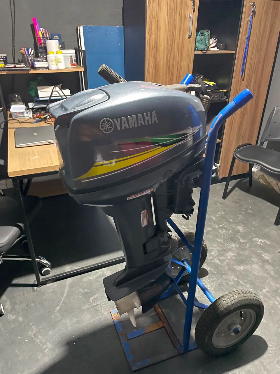 MOTOR DE POPA 15 HP YAMAHA ZERADO  - Foto 3
