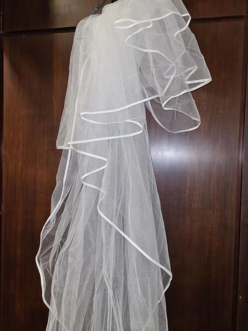 Vestido de Noiva com véu longo - Foto 5