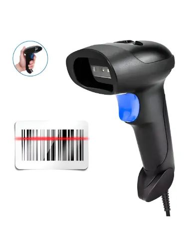 Leitor De Código De Barras C/ Fio Usb De Mão Alta Precisão 