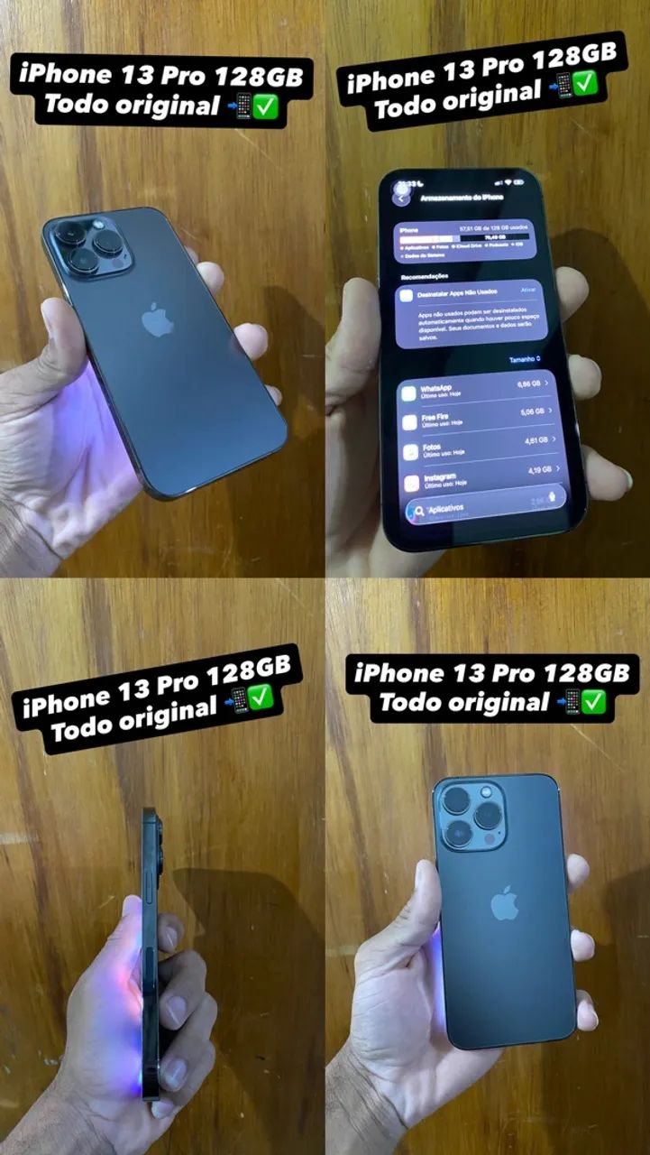 iPhone 13 Pro 128Gb todo original 