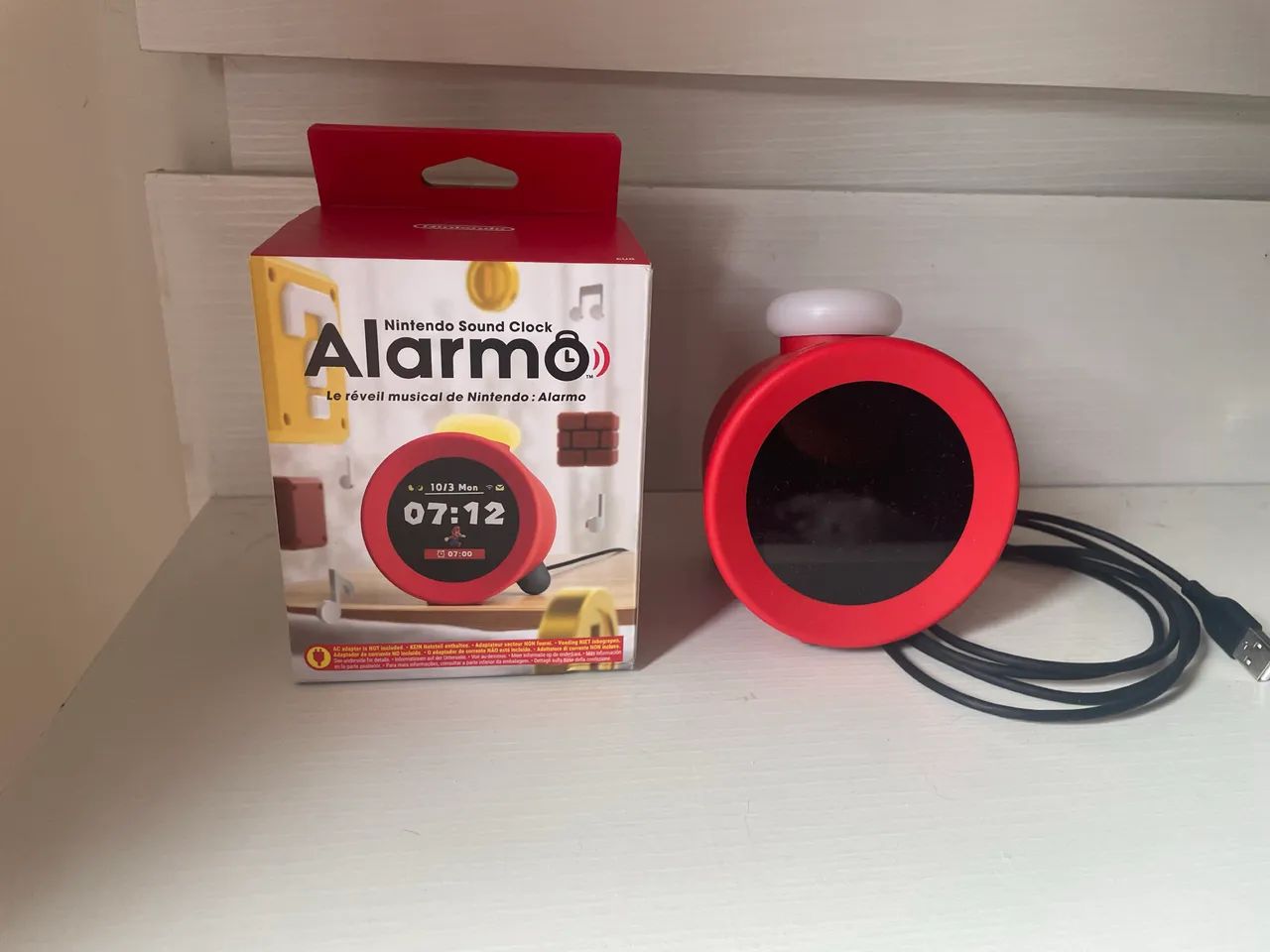 Alarmo Clock Sound Despertador Nintendo Oficial - Peças e