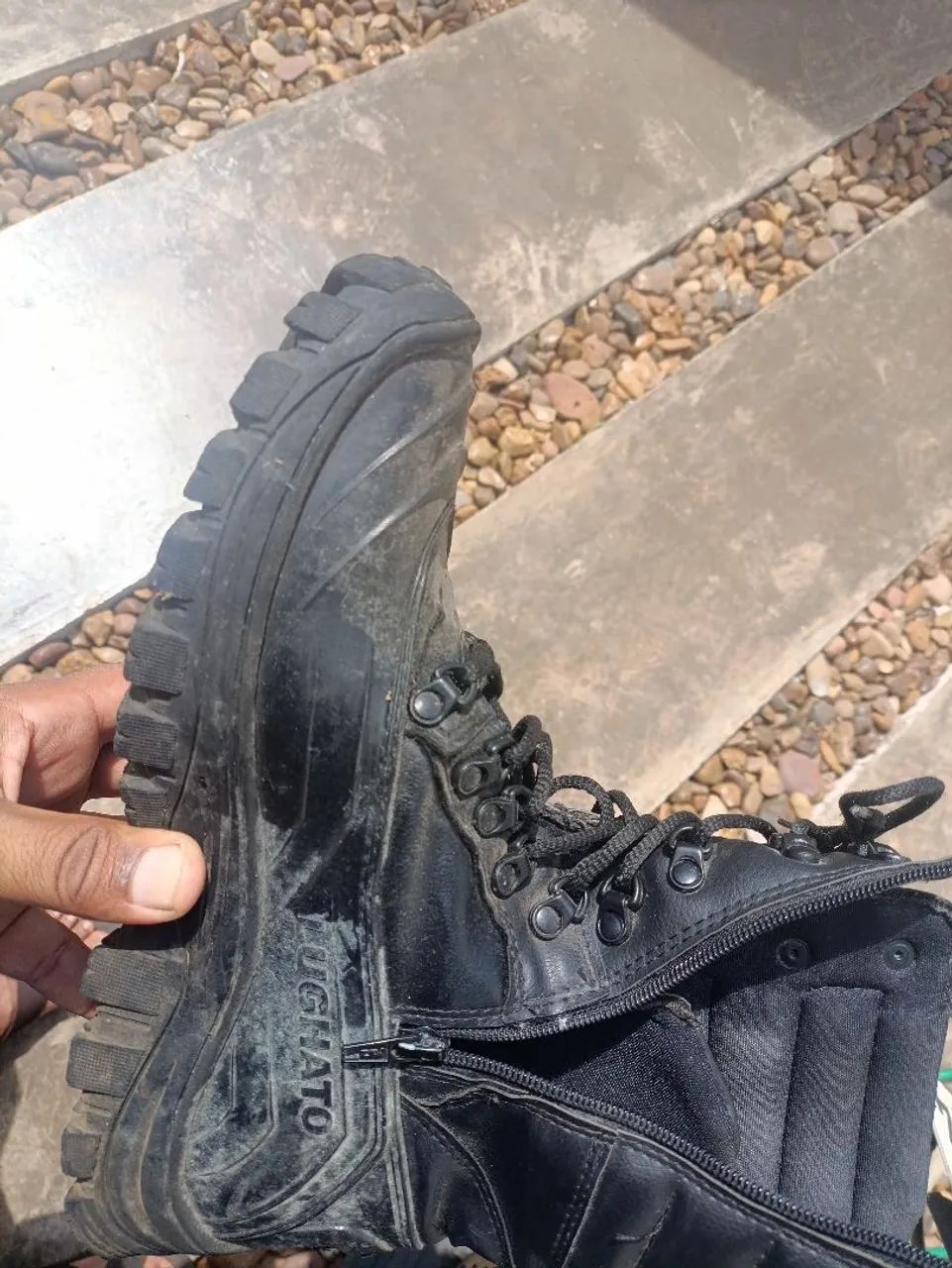 Bota de motoqueiro igual da SAMU  - Foto 5