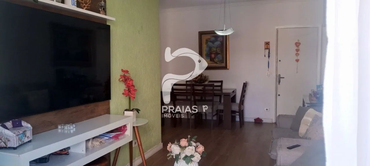 Apartamento com terraço, 2 dormitórios, Enseada, Guarujá