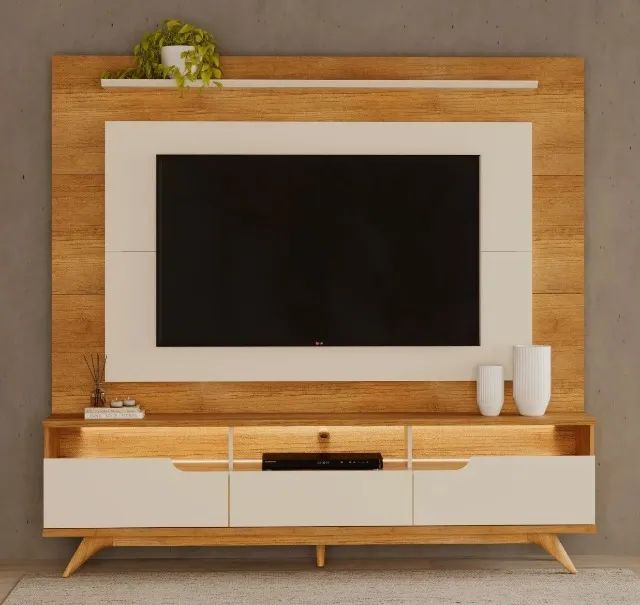 Home Rack e Painel P/TVs Até 60Polegadas 1.90M. Produtos Novos Direto de Fábrica. - Foto 3