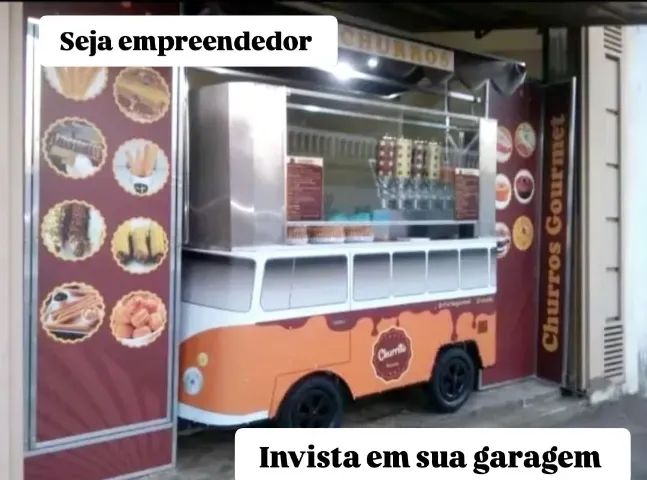 Carrinho de lanches 5 em 1 e 4 em 1 hot dog hamburguer novo