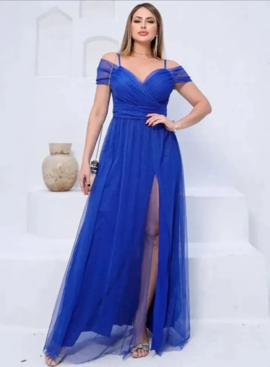 Vestido Azul Royal