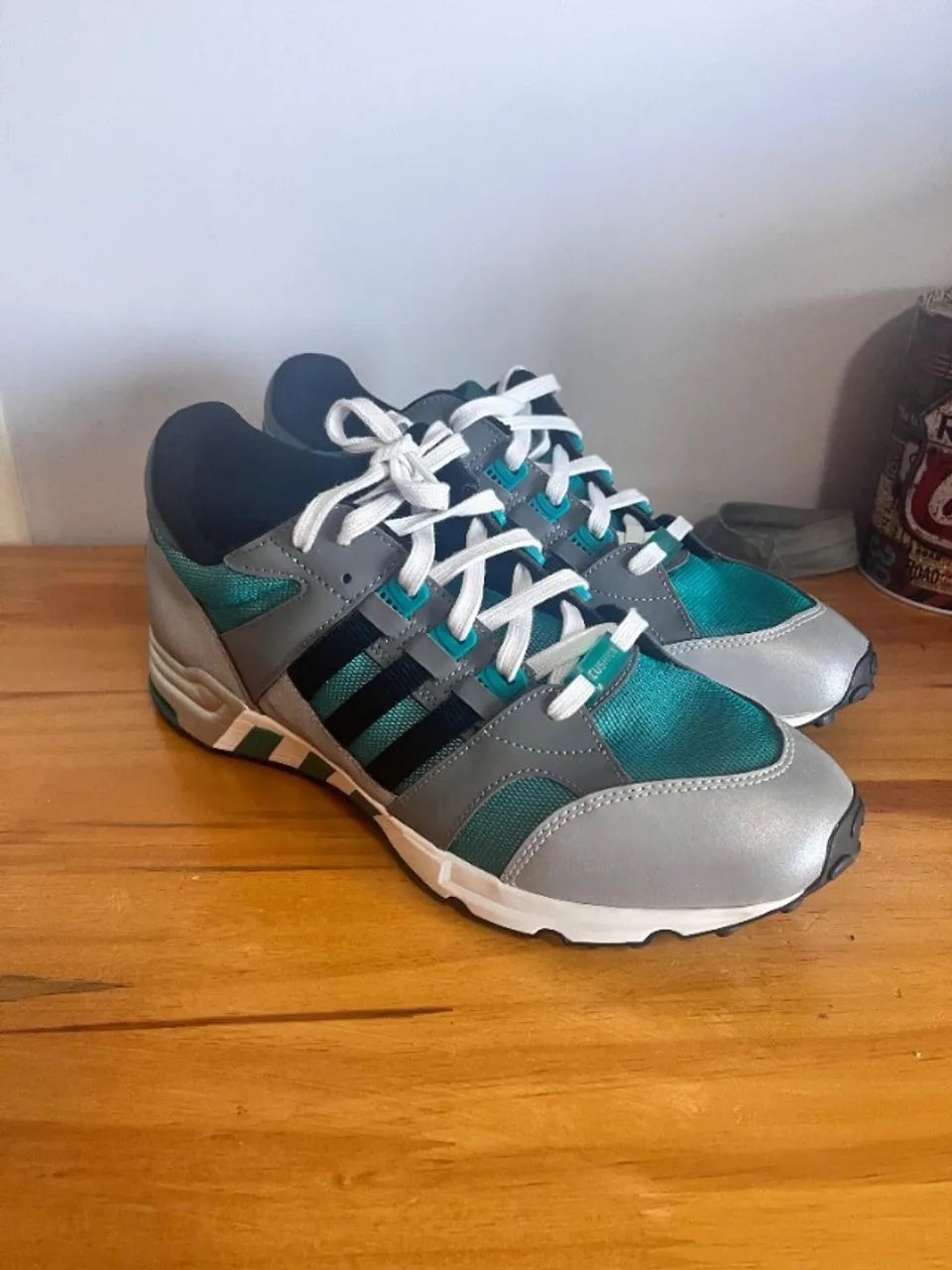 adidas Equipment Cushion 93 Green Core Black Matte Silver - Foto 5