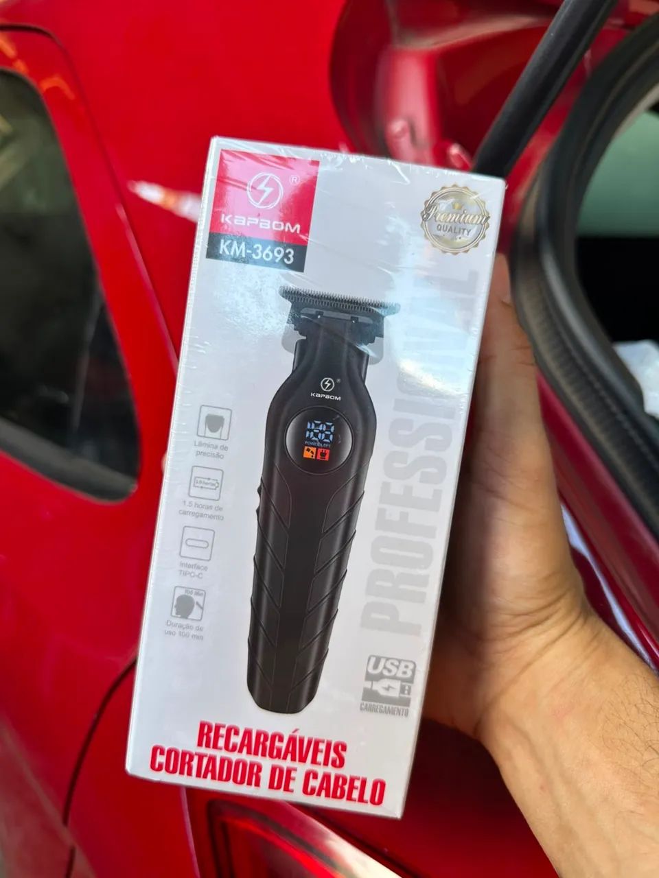 Máquina de barba e acabamento 