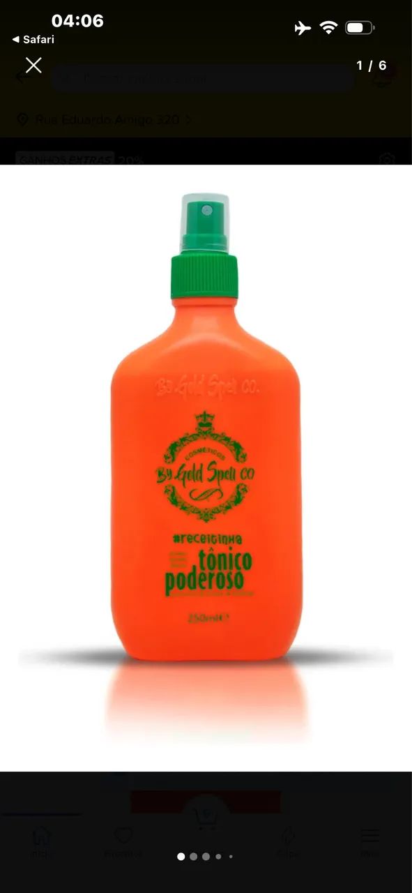 Tonico Poderoso 250mll Gold Spell