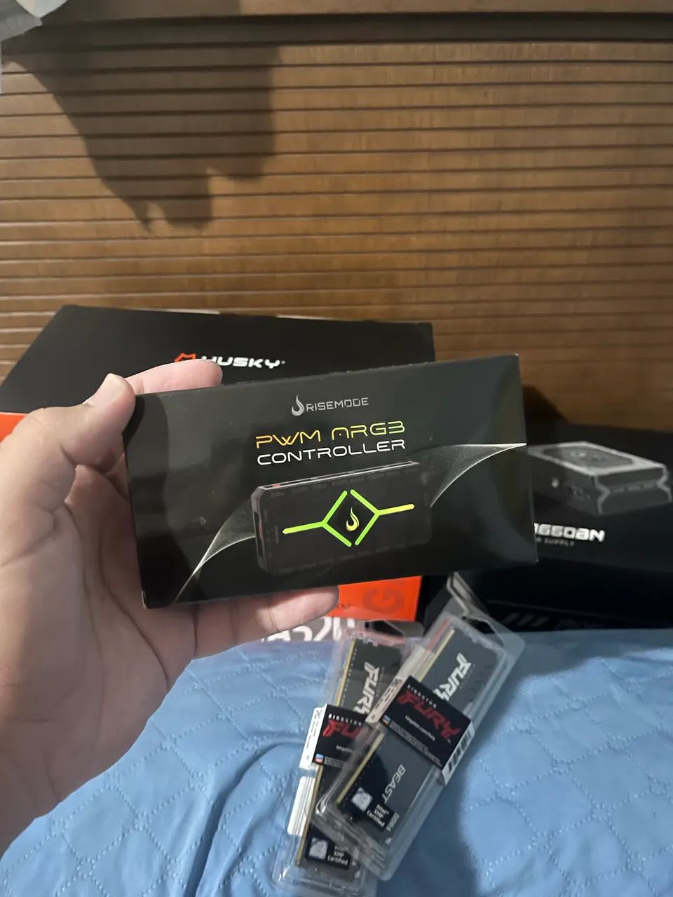 Controladora | Rise Mode I Pwm E Argb 3p I 9 Fans I Preto - Foto 3