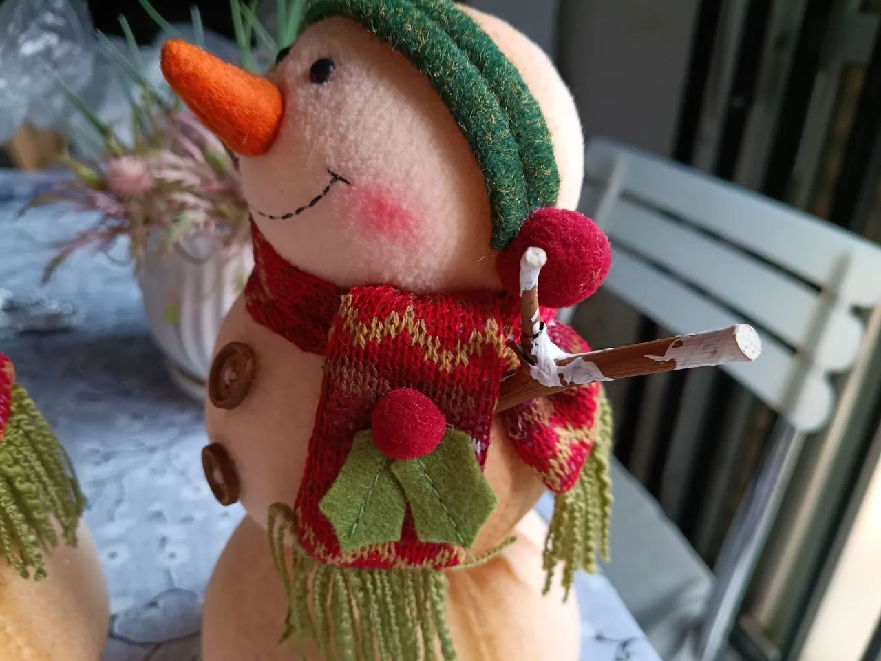 CASAL DE BONECOS DA NEVE - Foto 2