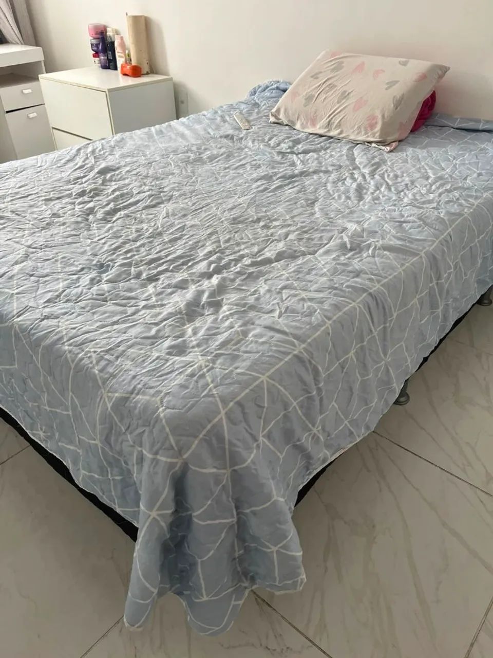 Cama de casal box+colchão 