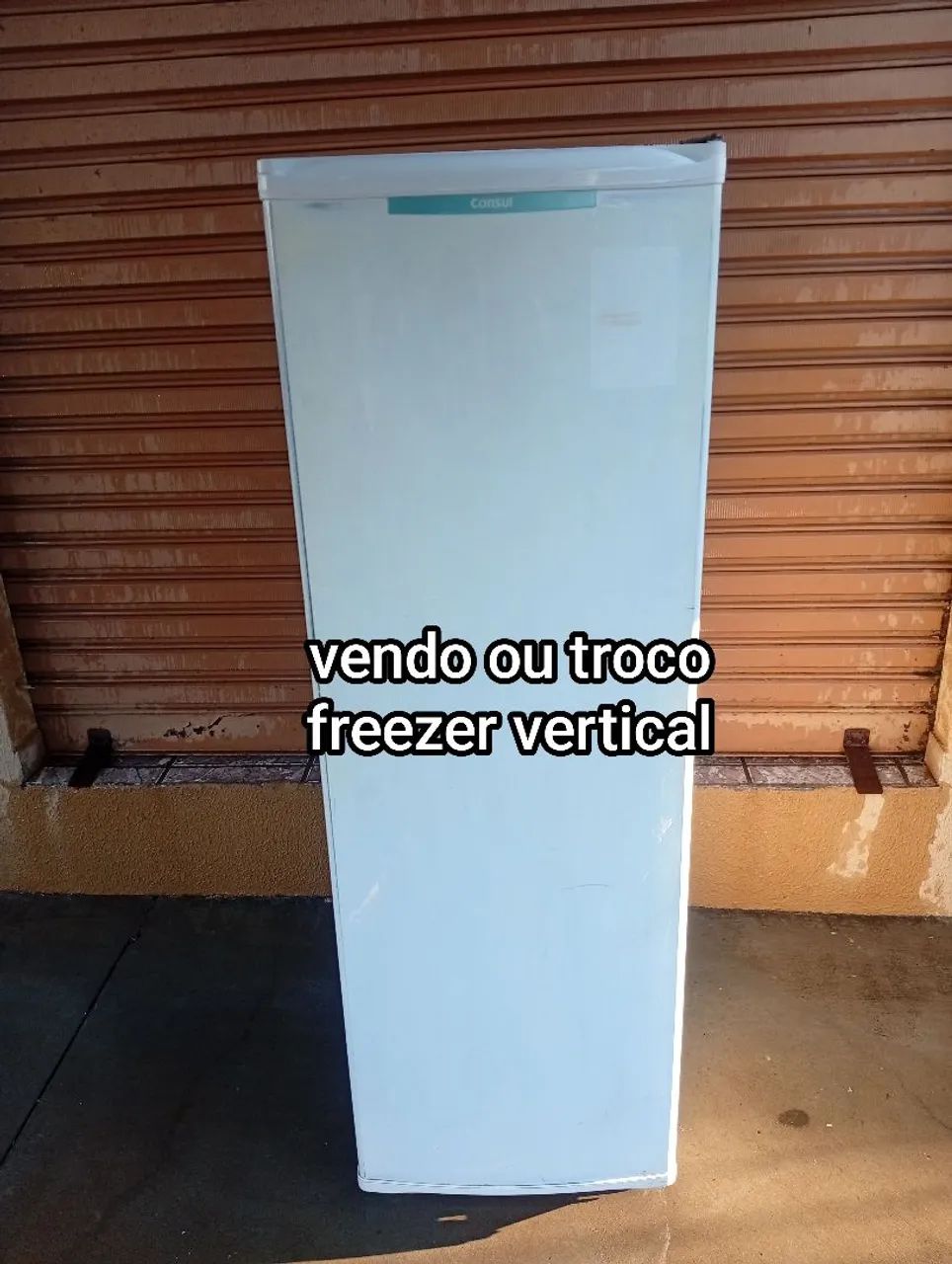 Freezer vertical vendo ou troco 