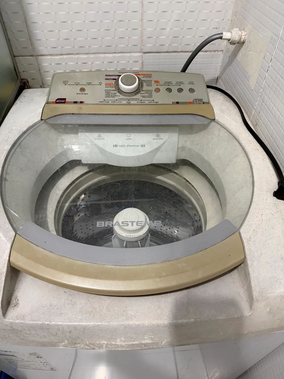 Máquina de lavar Brastemp sem funcionar 