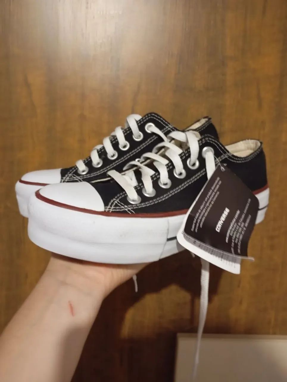 Tênis plataforma converse N°35