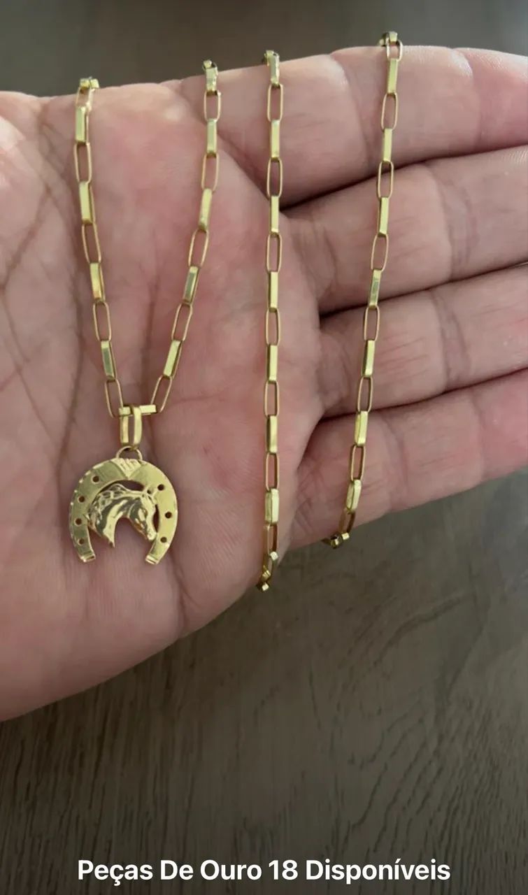 Corente ouro 18k 11.5 Gm peça maciça 