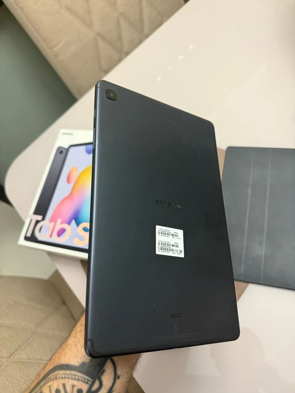 Samsung tab s6 lite com SPEN e capa original - Foto 3