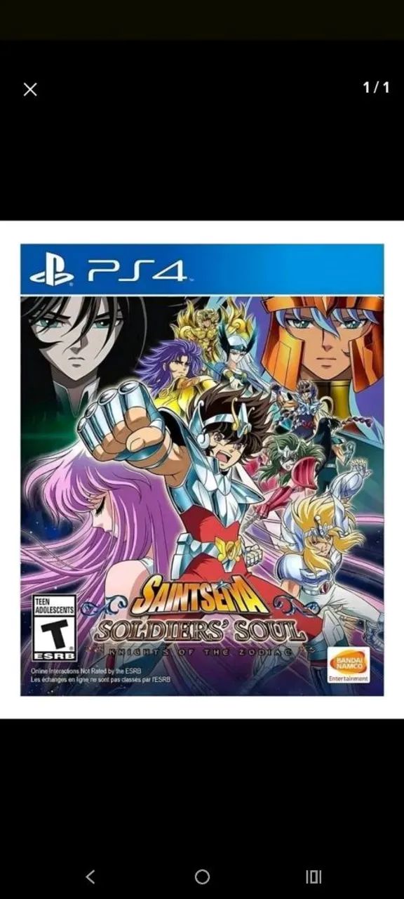 OPORTUNIDADE ÚNICA - JOGO DE PS4 CAVALEIROS DO ZODÍACO ALMA DOS SOLDADOS - RARIDADE!!! - Foto 2