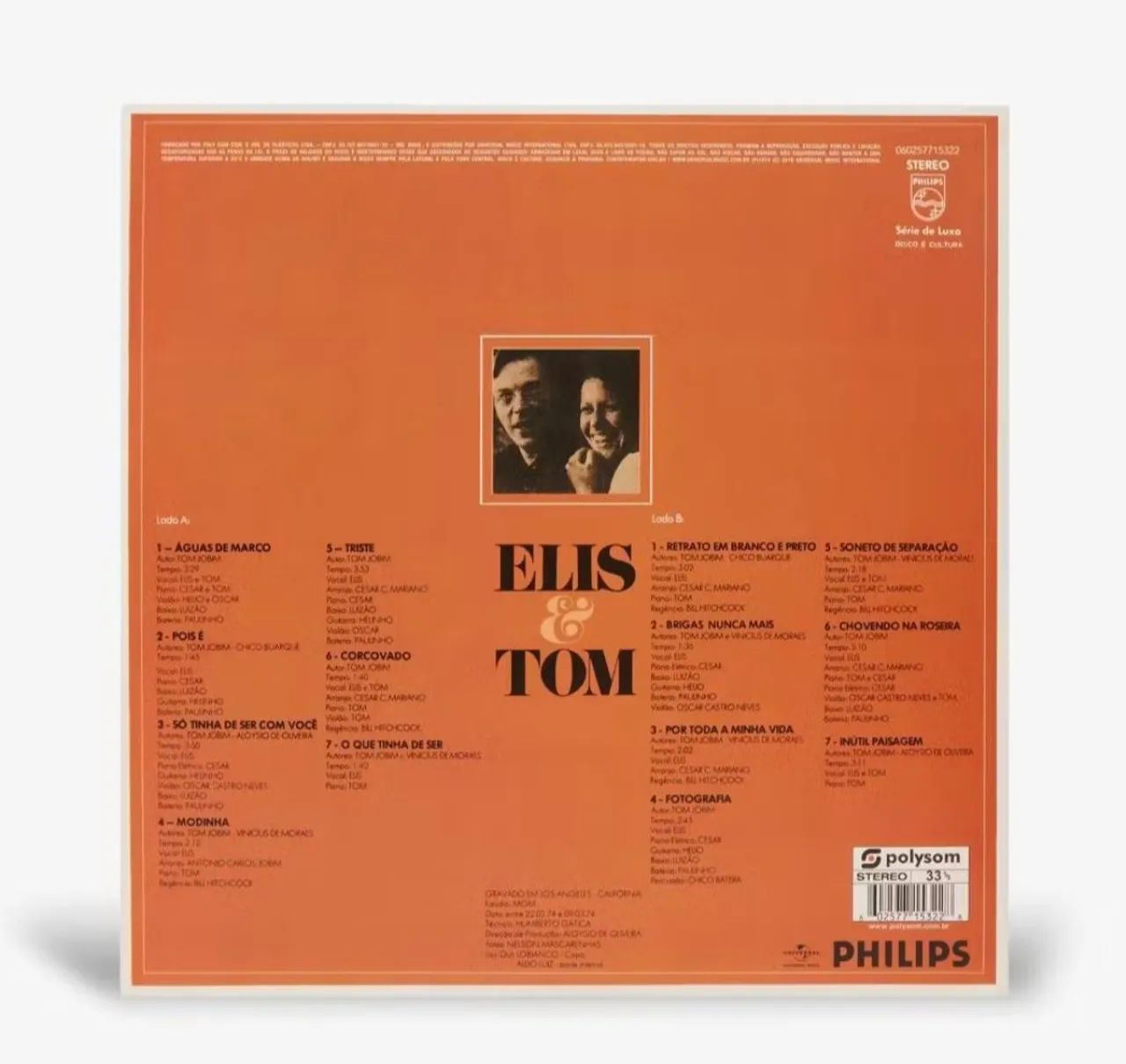LP vinil Elis e Tom raro clássico novo - Foto 3