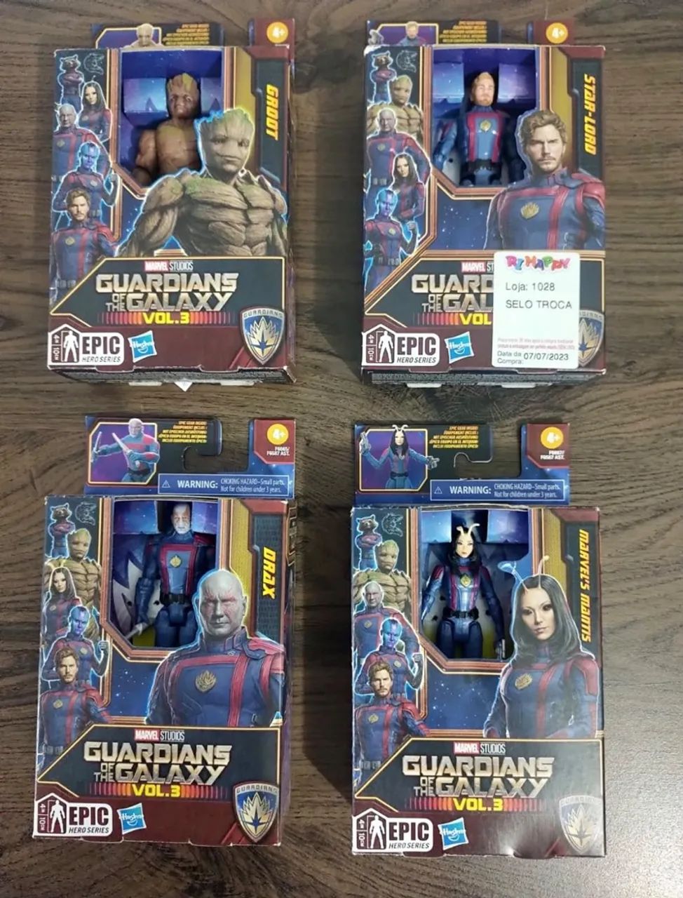 Bonecos Guardiões da Galaxia Epic - Foto 5