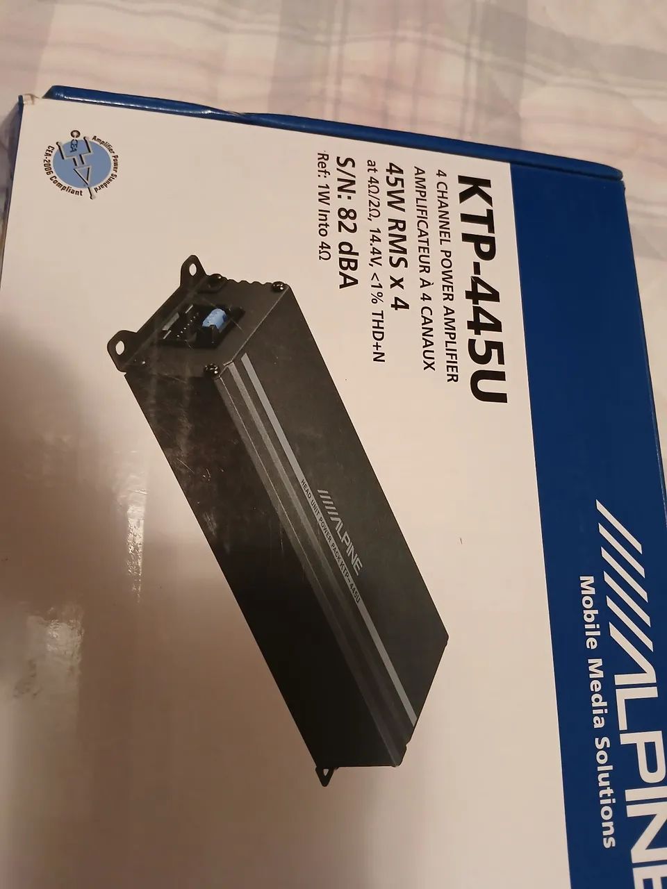 Kit som alpine cd e modulo 4 canais tudo alpine - Foto 9