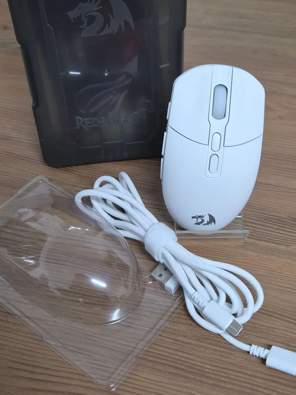 Mouse Redragon Invader pro Sem fio tri mode