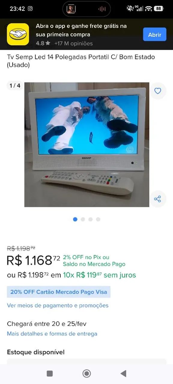 TV LED SEMP 14 - Foto 3