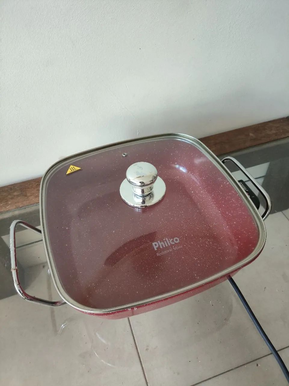Panela de Cerâmica Elétrica Philco Redstone Maxx