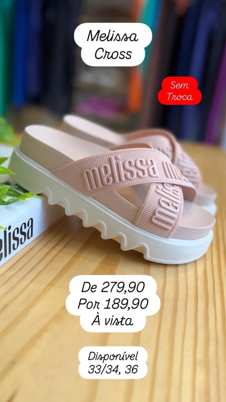 Melissas NOVAS na caixa - Foto 3