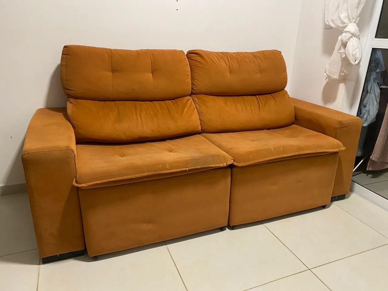 Sofá-cama terracota - Foto 3