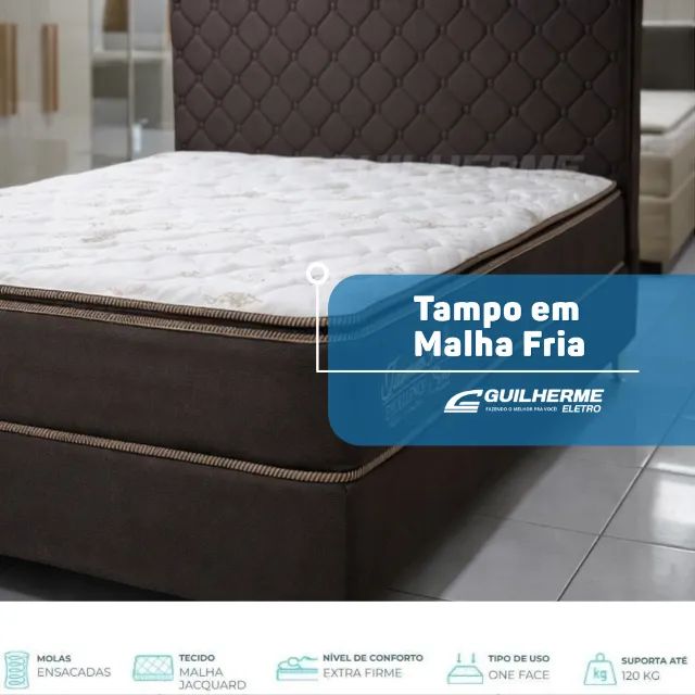 Conjunto box Casal Jasmim Plus Excellence C/pillow padrão 1,38  - Foto 5