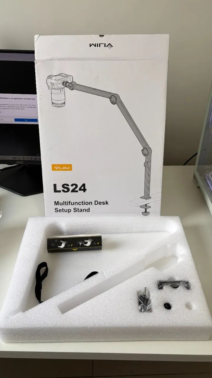 Braço articulado para microfone e câmera profissional - Ulanzi Ls24 - Foto 3