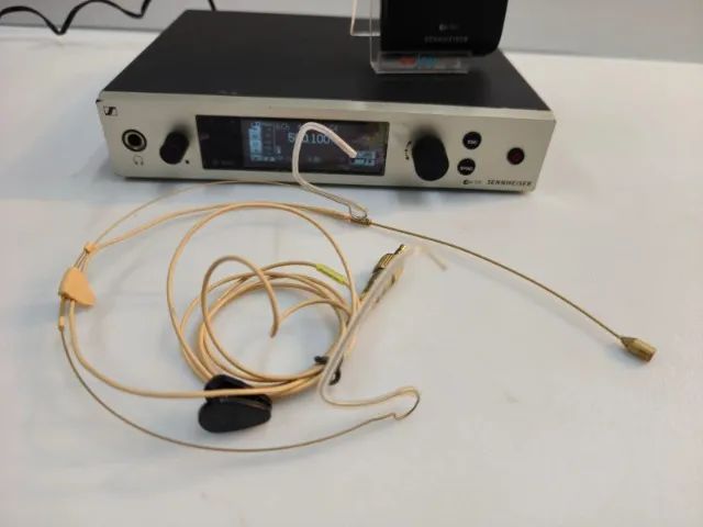Microfone sem fio Lapela sennheiser Ew300 G4 com Head DPA  - Foto 3