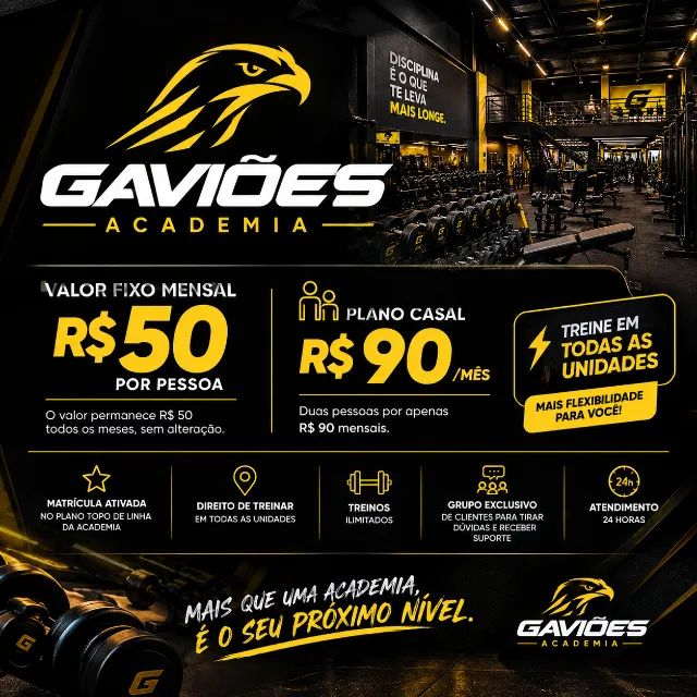 Gavioes desconto fixo