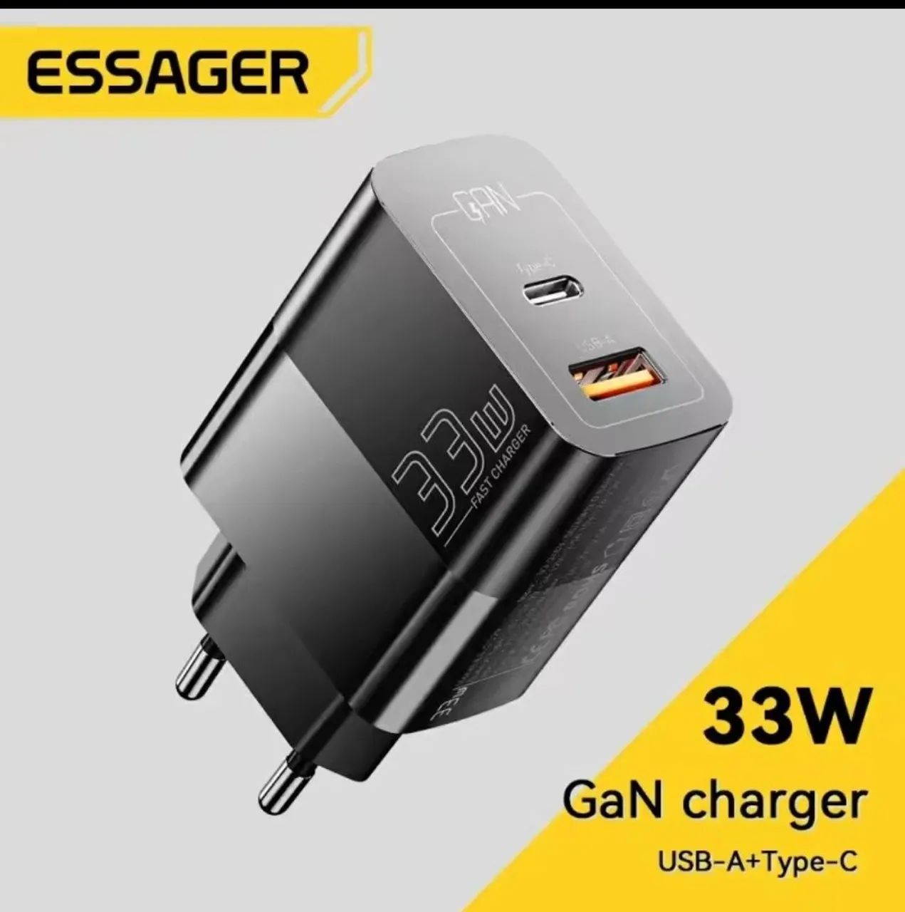  Kit Carregador Rápido Turbo+Cabo USB Visor Essager Celular Tablete  - Foto 2