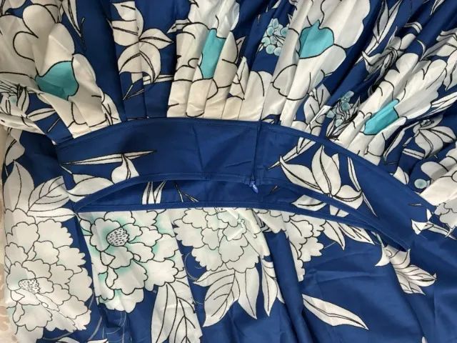 SAIA ESTAMPADA AZUL - TAM M - Foto 3