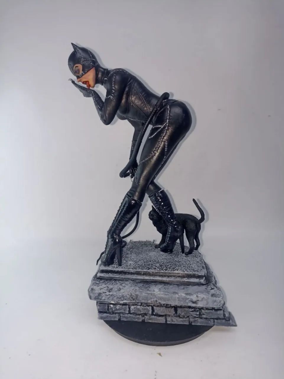Escultura 3D Mulher-Gato (Catwoman)