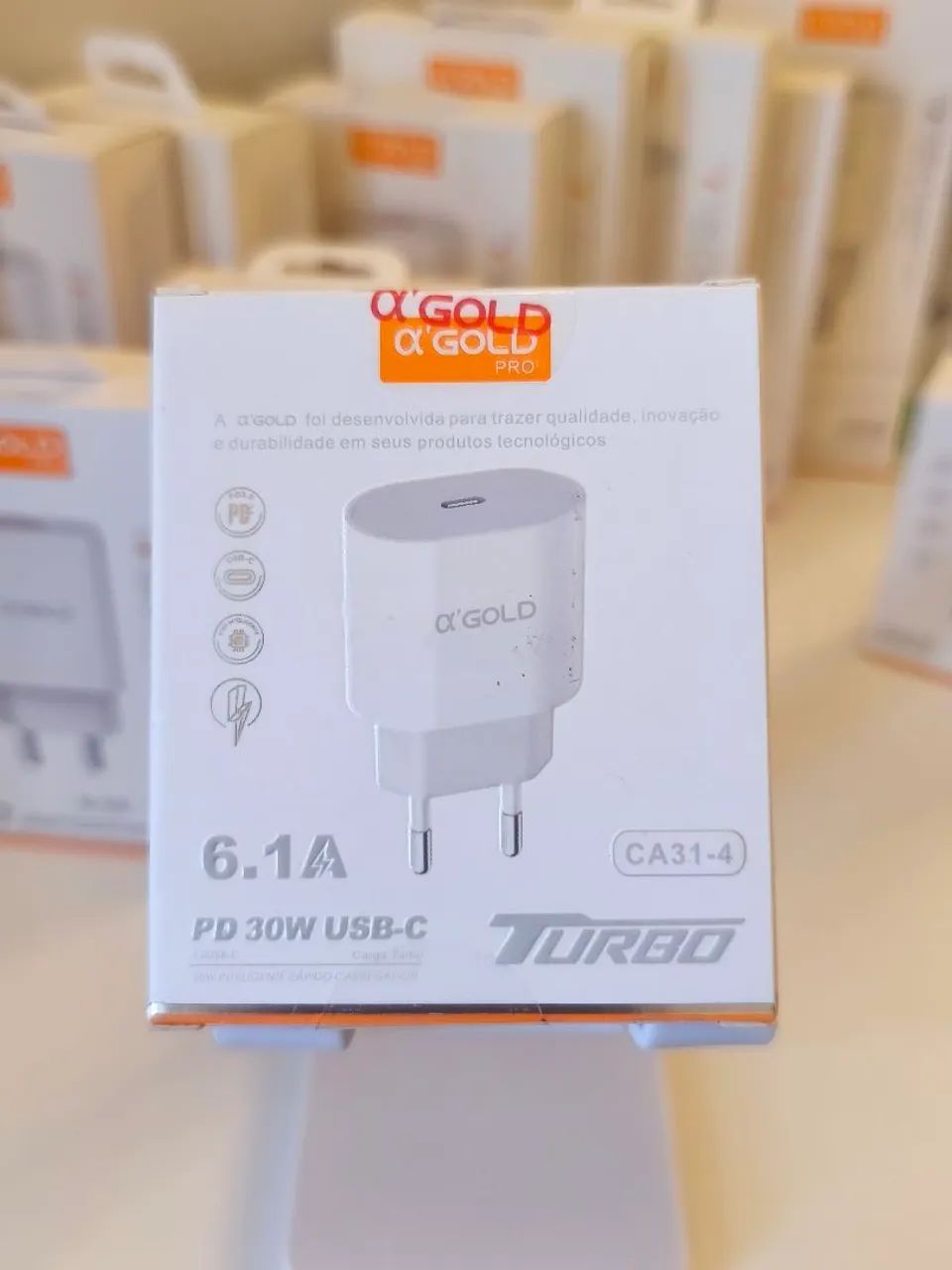 Fonte Tipo C TURBO 30W A'GOLD - Foto 3