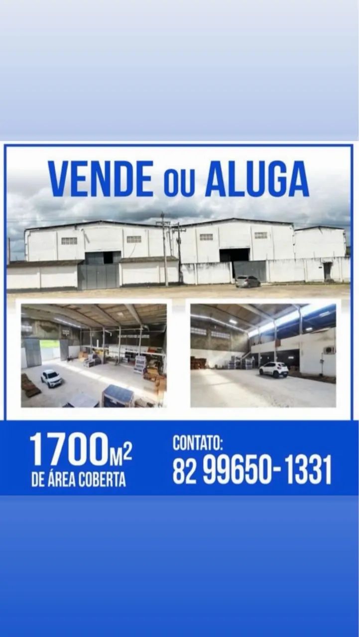 Galpão 1700 metros 